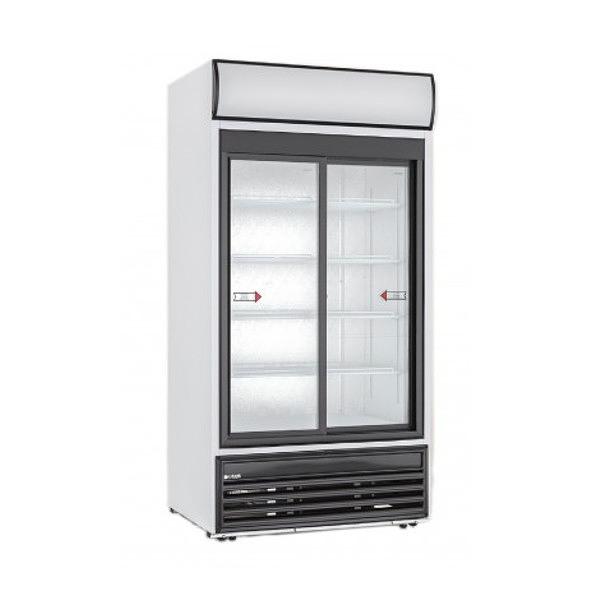 Шкаф холодильный с 2 стеклянными дверьми-купе и канапе Ugur USS 1000 DSCL фото 1