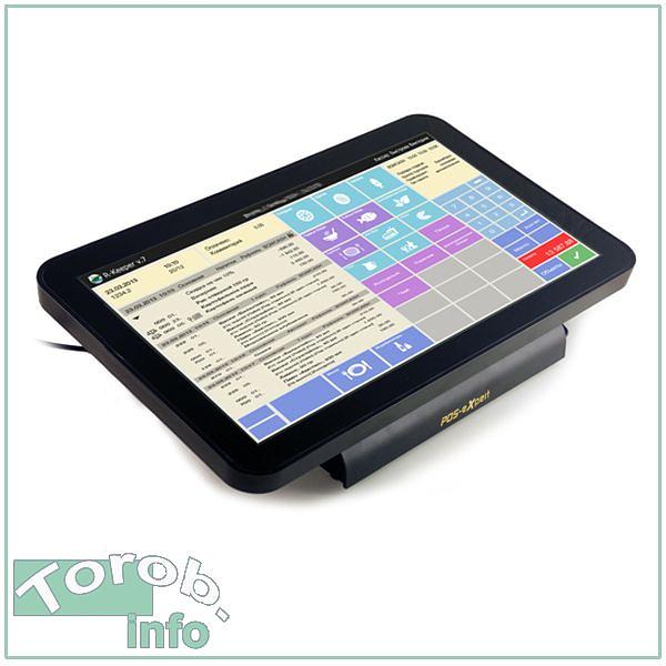 POS-eXpert Ai5 J1800 - сенсорный компьютер-моноблок для кассовой станции. Intel Celeron J1800 / RAM 4Gb / SSD 120Gb / 6*USB / 1*COM (RS232 9pin) фото 1