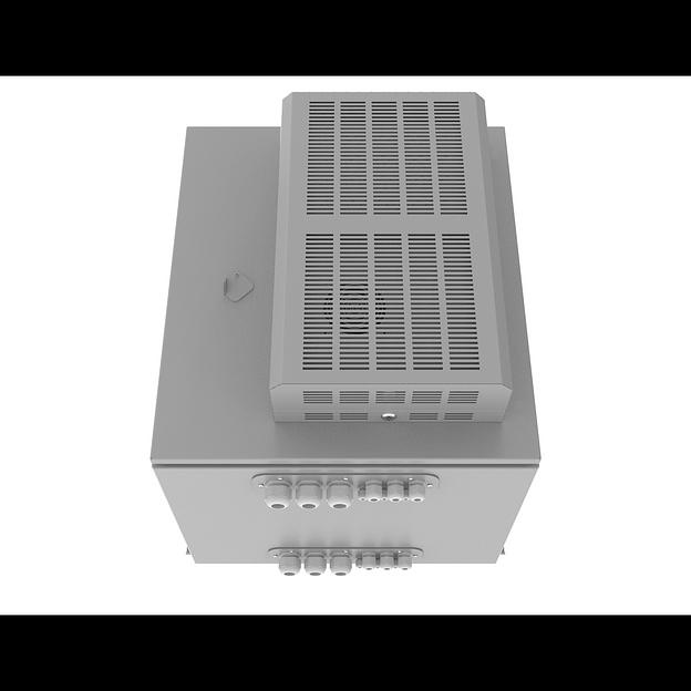 Шкаф уличный всепогодный 15U глубина 600мм (предустановленный кондиционер 500Вт) фото 3