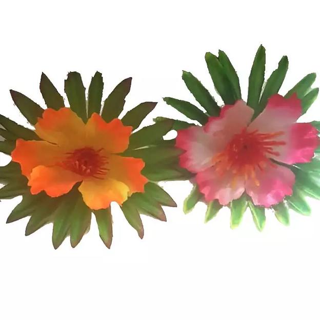 Головка герберы Монико 2сл с листом 13,5см г115-л033 г093-л033 1/42 фото 3