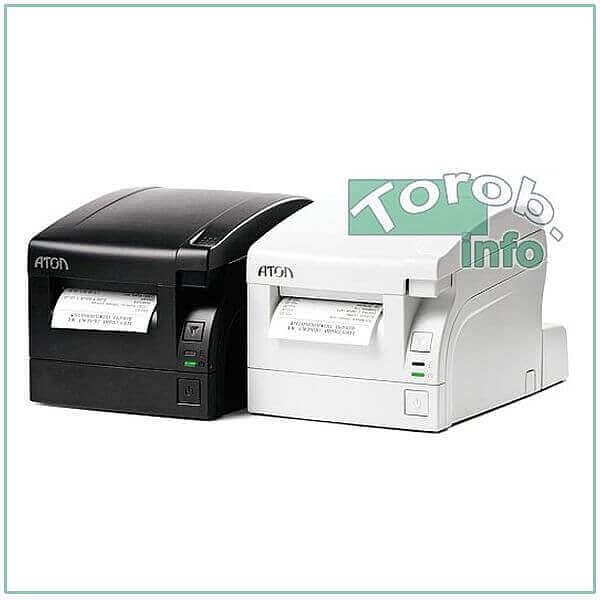 ККТ АТОЛ 77Ф. Черный. Без ФН. RS+USB+Ethernet (Кабель USB).  фото 1
