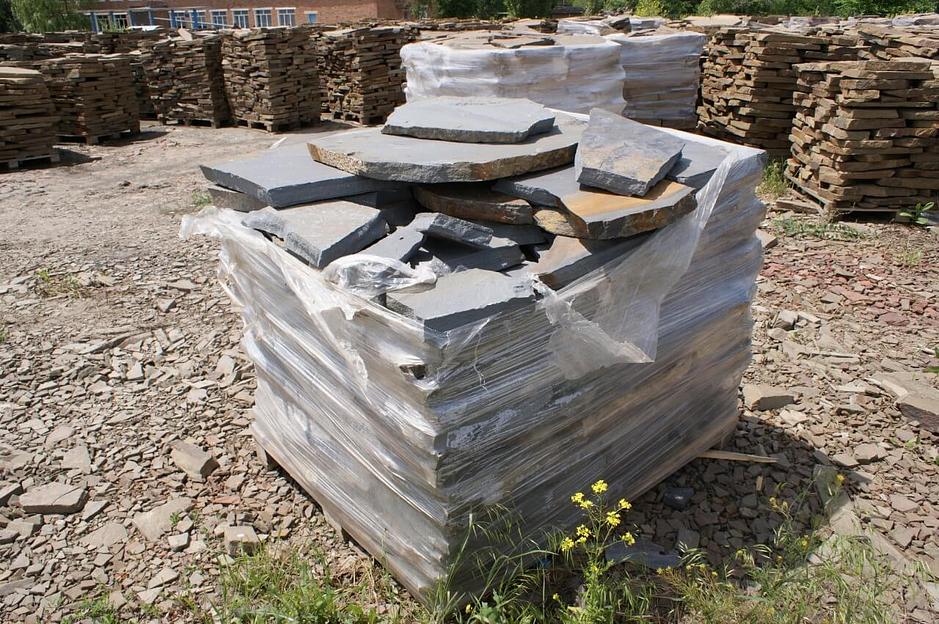 Песчаник плитняк Синий /м2 (50 мм) фото 1