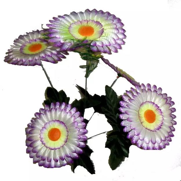 Букет ромашек на 5 голов 51см 283-371 фото 1