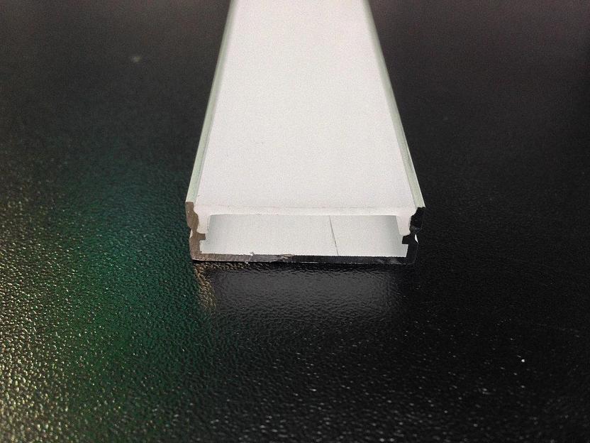 Накладной 30х10 мм алюминиевый профиль для светодиодной ленты фото 2