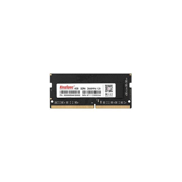 Оперативная память KINGSPEC KS2666D4N12004G DDR4 - 1x 4ГБ 2666МГц, для ноутбуков (SO-DIMM), Ret фото 1