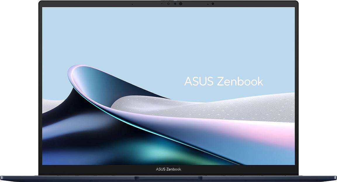 Ноутбук Asus Zenbook 14 OLED UX3405MA-QD986 Core Ultra 5 125H 16Gb SSD512Gb Intel Arc 14" OLED FHD+ (1920x1200) noOS blue WiFi BT Cam Bag (90NB11R1-M01SL0) фото 2