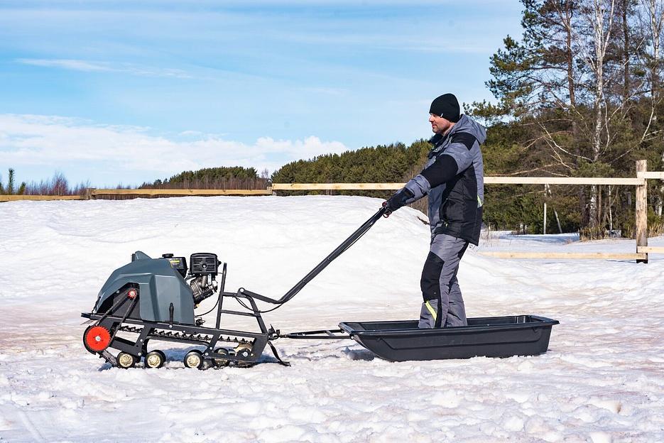 Мотобуксировщик Бурлак М2 FK, 13 л.с., 1250*510*810 мм., электрозапуск фото 6