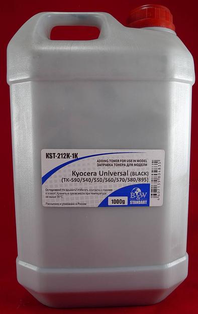 Тонер для Kyocera Universal (TK-590/540/550/560/570/580/895) Black (кан. 1кг) B&W Standart Tomoegawa фас.Россия фото 1