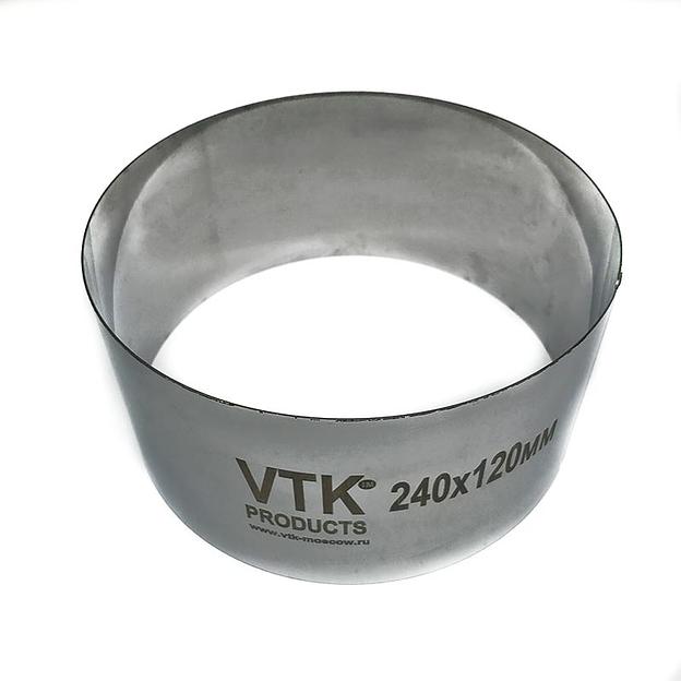 Форма для выпечки и заморозки Кольцо диаметр 240 мм высота 120 мм фото 2