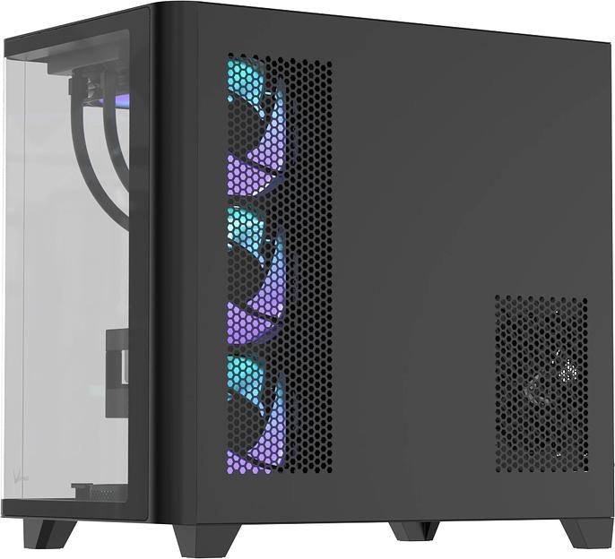 Корпус Formula Crystal U2 черный без БП ATX 1xUSB2.0 1xUSB3.0 1xUSB3.1 audio bott PSU фото 6