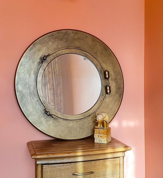 Зеркало в раме иллюминатор Парусник фото 1