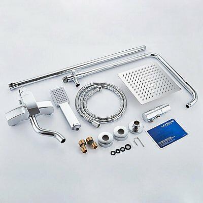 Смесители с тропическим душем, душевая система Ledeme L2443, хром, опт фото 3