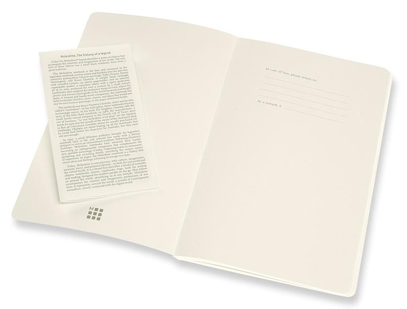 Блокнот Moleskine VOLANT QP721F16B24 Large 130х210мм 96стр. линейка мягкая обложка оранжевый/голубой (2шт) фото 4