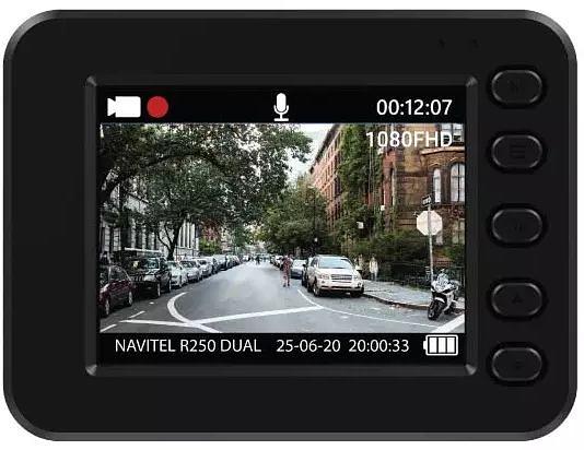 Видеорегистратор Navitel R250 DUAL DVR черный 1Mpix 1080x1920 1080p 140гр. AC5401 фото 2