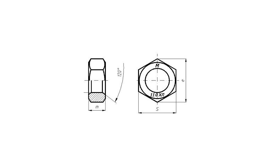 Гайки высокопрочные шестигранные ГОСТ Р 53644-2009 фото 2