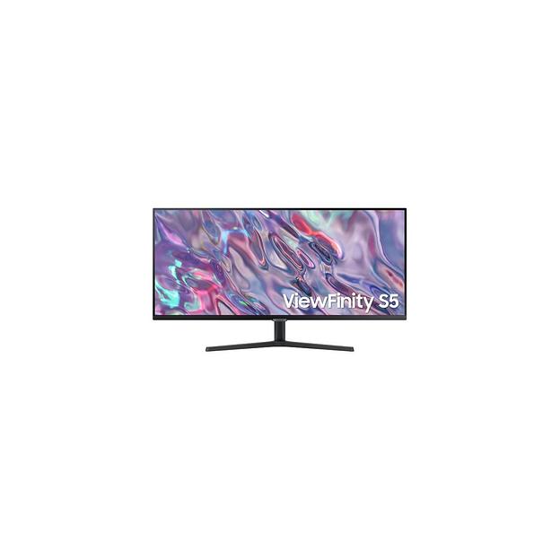 34" Монитор Samsung ViewFinity S5 S34C500GAIXCI, 3440x1440, VA, 100Гц, 2хHDMI, 1хDP, черный [ls34c500gaixci] фото 1