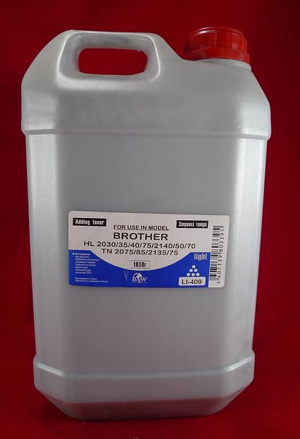 Тонер Brother TN 2075/85/2135/75 HL 2030/35/40/75/2140/50/70 (кан. 1кг) B&W Light фас.Россия фото 1