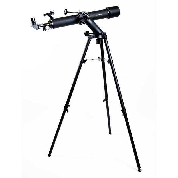 Praktica Телескоп Deneb 72/800, искатель red dot, адаптер для смартфона, стальная тренога, черный > фото 5