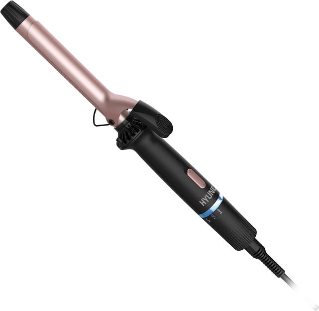 Щипцы Hyundai H-HS1422 40Вт макс.темп.:200С покрытие:керамико-турмалиновое черный фото 1