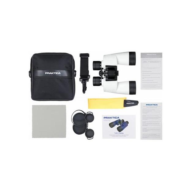  Praktica Морской бинокль Charter 7x50, водозащита, белый > фото 4