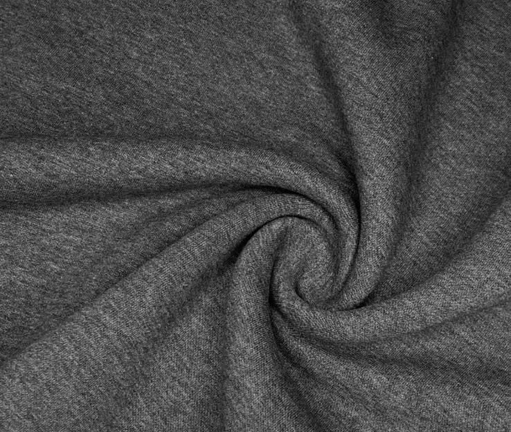 Футер однотонный 2-х нитка петля антрацит фото 1