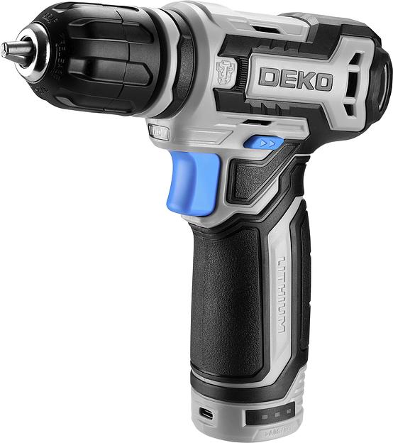 Дрель-шуруповерт Deko ZKCD12FU-Li аккум. патрон:быстрозажимной (063-4141) фото 2