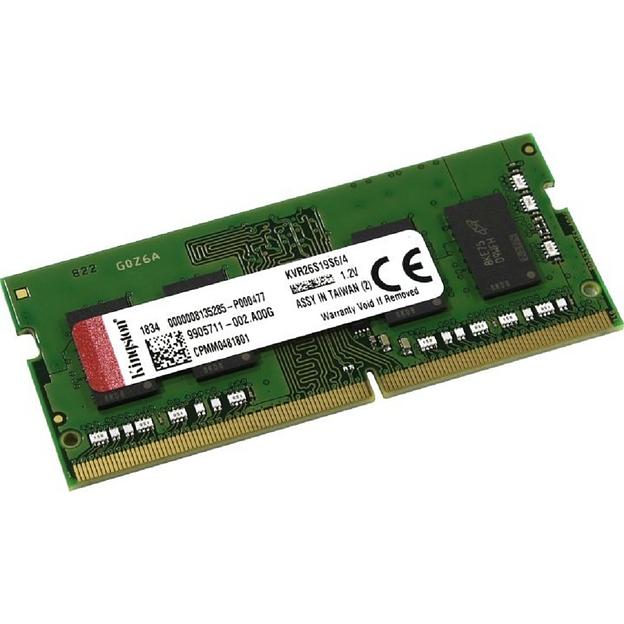 Модуль памяти для ноутбука SODIMM 4GB PC21300 DDR4 SO KVR26S19S6/4 KINGSTON фото 1
