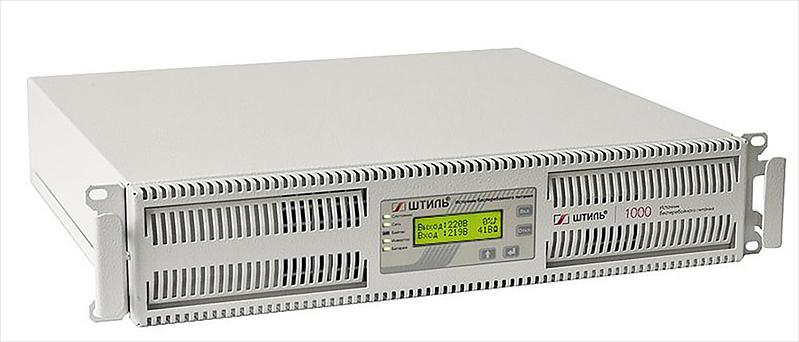 ШТИЛЬ ИБП 1000 ВА; 1 фазный; on-line; батарея: 36В, ЗУ 1А; rack (SR1101SL) фото 2