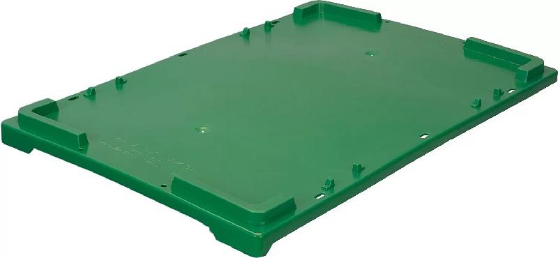 Крышка к ящику 600*400*20 мм. сплошная зеленая /1/200/ фото 1