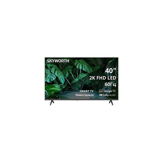 40" Телевизор SKYWORTH 40E55G, FULL HD, черный, СМАРТ ТВ, Google TV фото 1