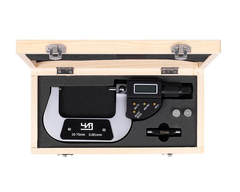 Микрометр гладкий МКЦ-  75 0,001 электр. 4-кн. ЧИЗ с поверкой фото 2