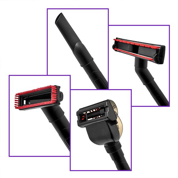 Пылесос Kitfort КТ-5152 700Вт серый/красный фото 3