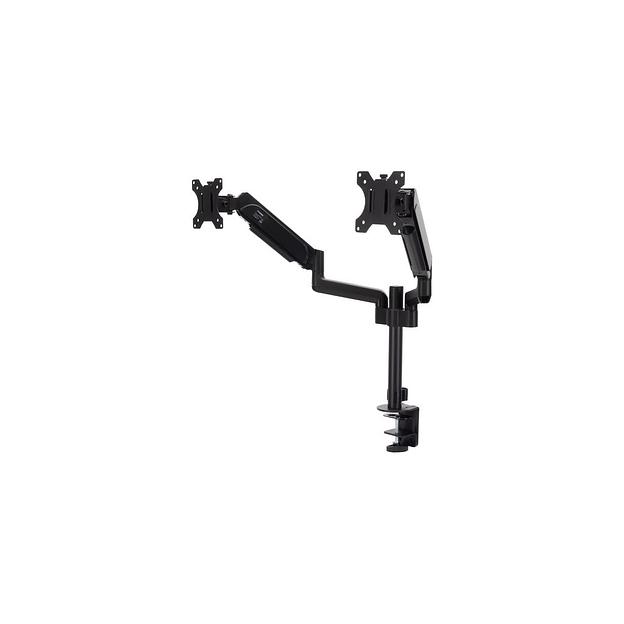 Кронштейн для мониторов ЖК Digma D-MM202D, до 32", до 9кг, крепление к столешнице, поворот и наклон, черный фото 1