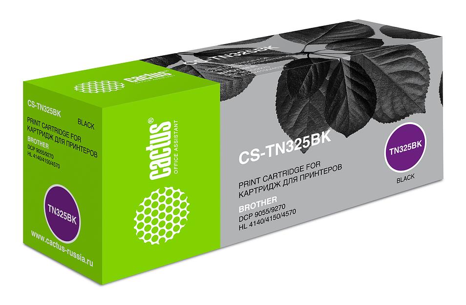 Картридж лазерный Cactus CS-TN325BK TN-325BK черный (4000стр.) для Brother DC- 9055/9270/HL-4140/4150/4570 фото 1