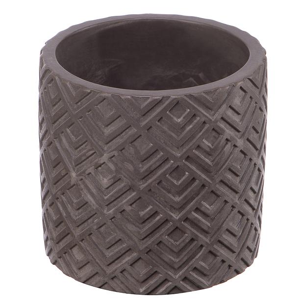 Кашпо Этника, 0,8 л., серый фото 1