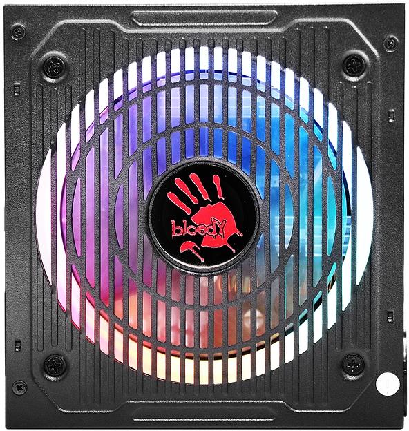 Блок питания Bloody ATX 700W BD-PS700W 80 PLUS WHITE (20+4pin) APFC 120mm fan color LED 6xSATA RTL фото 1
