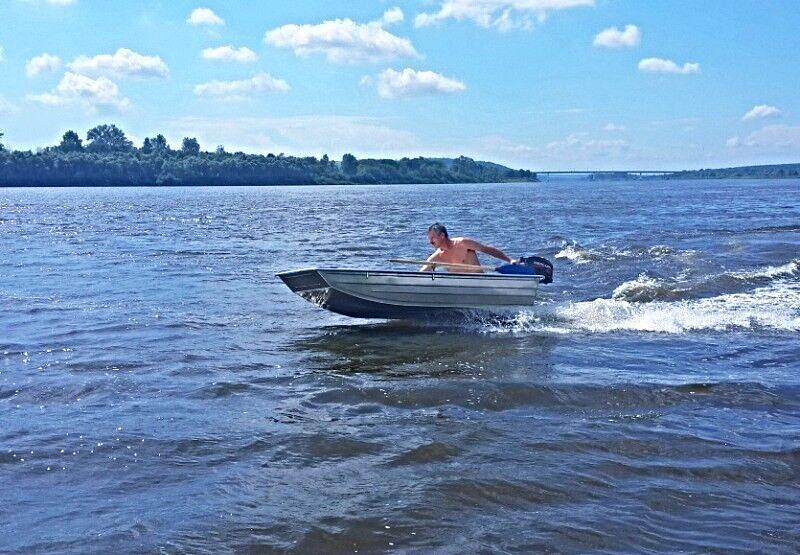 Алюминиевая лодка Тактика 270, 270*100*35 см фото 10