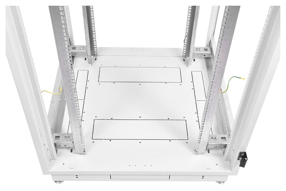 Шкаф коммутационный ЦМО ШТК-М-42.8.10-4ААА 42U 800x1000мм пер.дв.перфор. задн.дв.перфор. 2 бок.пан. 550кг серый фото 5
