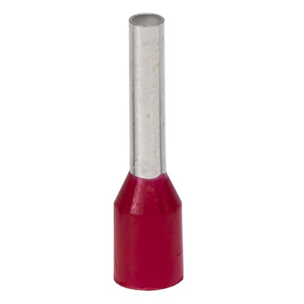 Наконечник-гильза 1-6мм с изолированным фланцем, красный DKC IF1-06RD фото 1