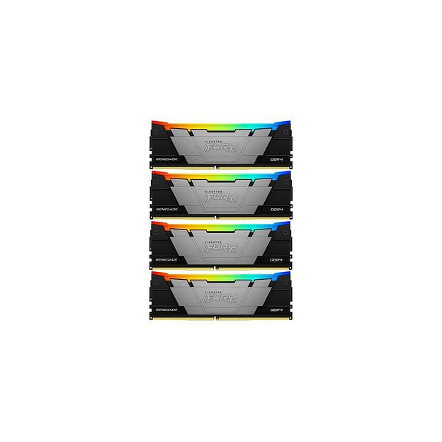 Оперативная память Kingston Fury Renegade KF432C16RB2AK4/32 DDR4 - 4x 8ГБ 3200МГц, DIMM, Ret фото 1