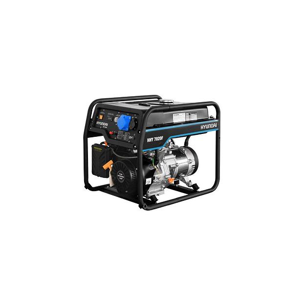 Бензиновый генератор Hyundai HHY 7020F, 220/12 В, 5.5кВт фото 1