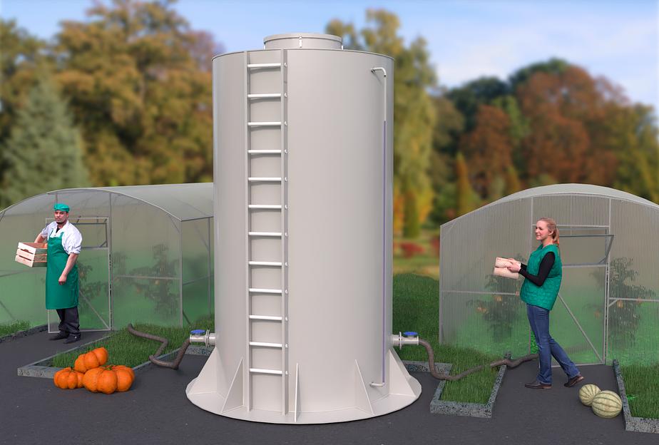 Пластиковые подземные емкости вертикального или горизонтального типа фото 7