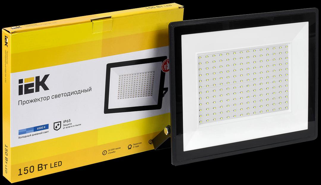 Iek LPDO601-150-65-K02 Прожектор СДО 06-150 светодиодный черный IP65 6500 K IEK фото 2