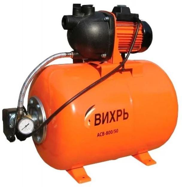 Насосная станция напорный Вихрь АСВ- 800/50 800Вт 3600л/час фото 1