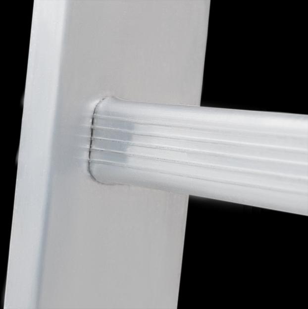 Лестница алюминиевая приставная NV 1210 на 11 ступеней ОПТ фото 5