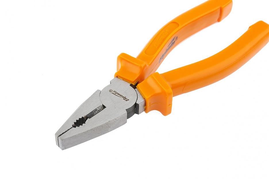 Плоскогубцы Classic, 180 мм, шлифованные, пластмассовые рукоятки фото 3