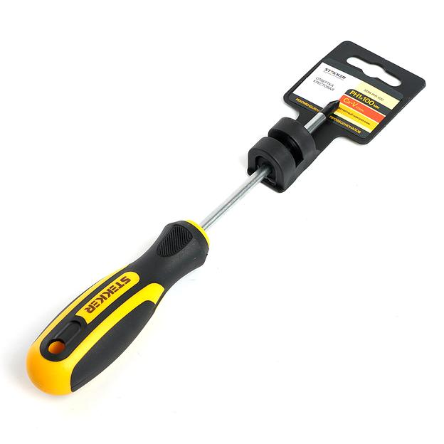 Отвертка крестовая Ph1х100мм Cr-V фото 5