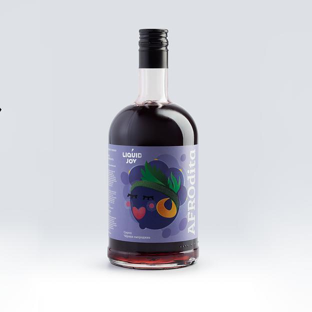 Сироп "Liquid Joy currant berries" Черная смородина 0,7л стекло фото 1