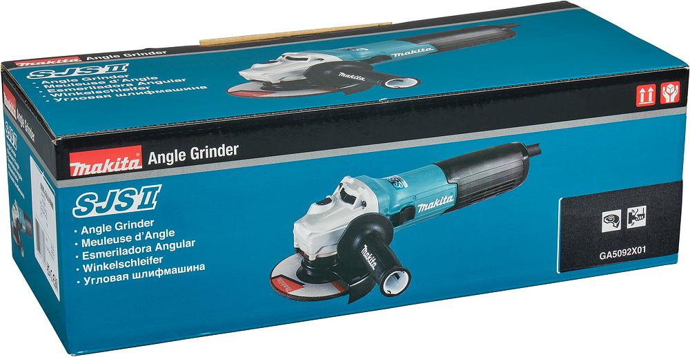Углошлифовальная машина Makita GA5092X01 1900Вт 11500об/мин рез.шпин.:M14 d=125мм фото 4