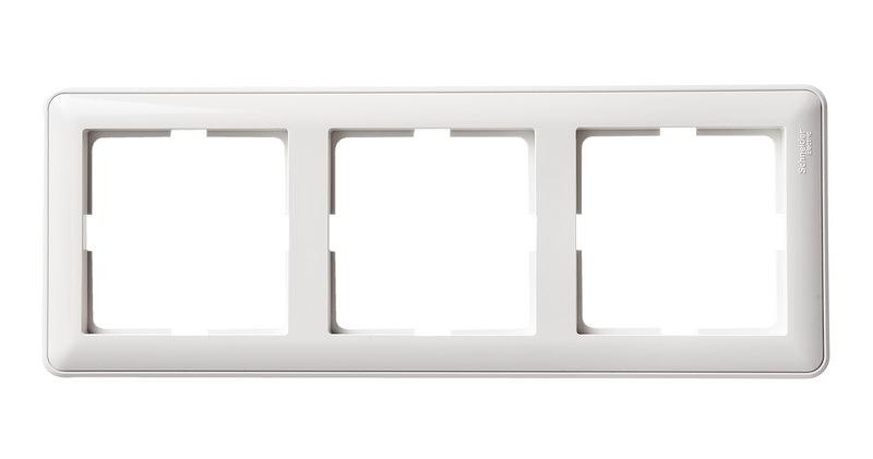 Systeme electric KD-3-18 W59 3-постовая РАМКА, БЕЛЫЙ фото 1